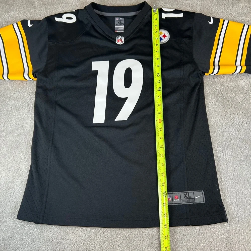 Nike‎ Pittsburgh Steelers Jersey Youth XL Black JuJu Smith-Schuster 19 NFL